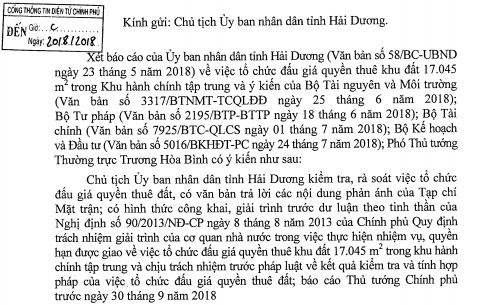 Yêu cầu làm rõ việc cho thuê 1,7 ha 'đất vàng' với giá bèo ở Hải Dương ảnh 1