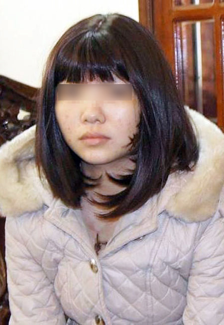 Nguyễn Thị G. với bộ tóc giả