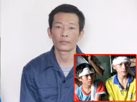 Các con của nạn nhân và người cha - bị cáo của vụ án mạng đau lòng