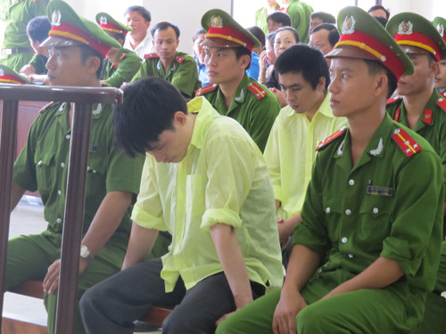 Các đối tượng tại phiên tòa sáng nay. Các đối tượng tại phiên tòa sáng nay