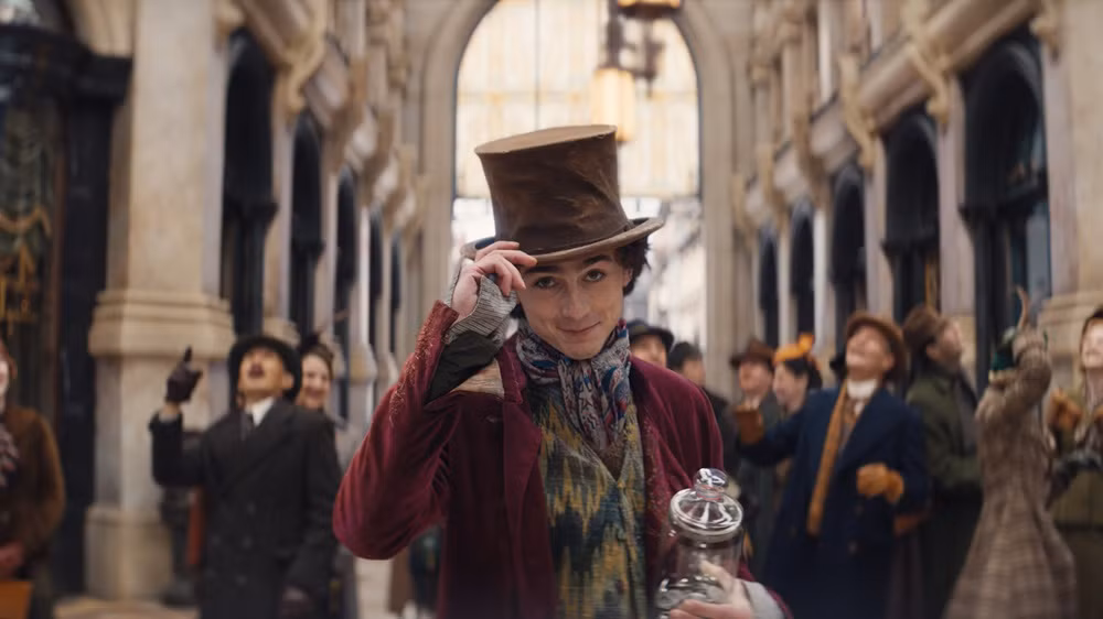 Willy Wonka của Timothée Chalamet.