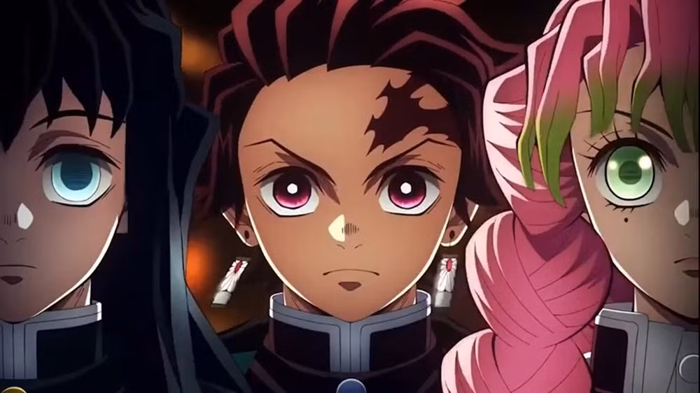 Tanjiro đồng hành cùng Hà Trụ và Luyến Trụ trong mùa 3.