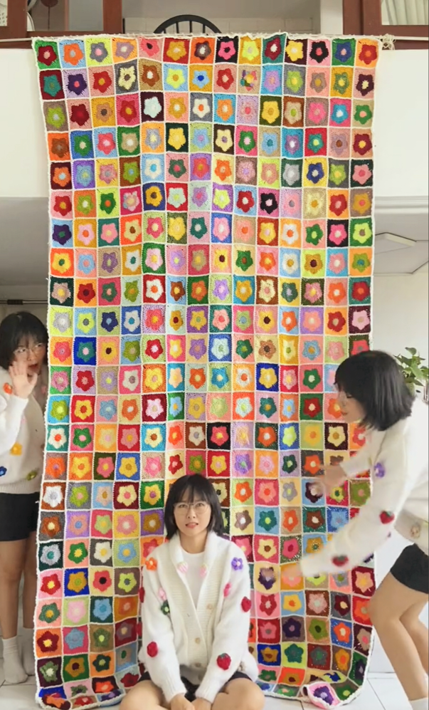 Hoành tráng chưa nè! (Ảnh: TikTok Clover móc móc) Hoành tráng chưa nè! (Ảnh: TikTok Clover móc móc)