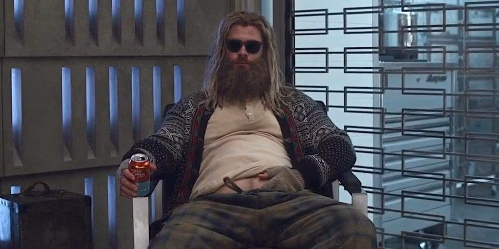 "Thời kỳ đen tối" của Thor trong Avengers: End Game.