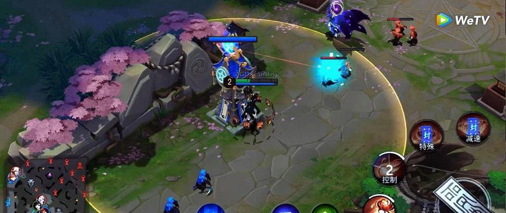 Nhưng màn hình game lại là của điện thoại.