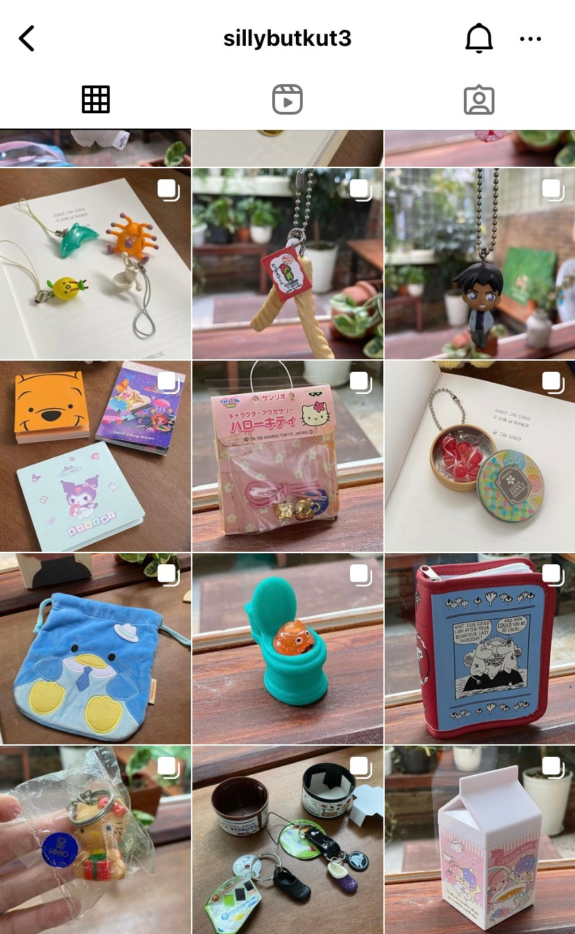 Các món đồ chơi “keo ly” được shop @sillybutkut3 tuyển chọn kỹ lưỡng.