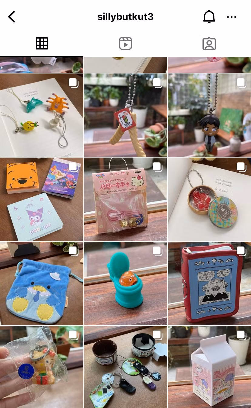 Các món đồ chơi “keo ly” được shop @sillybutkut3 tuyển chọn kỹ lưỡng.