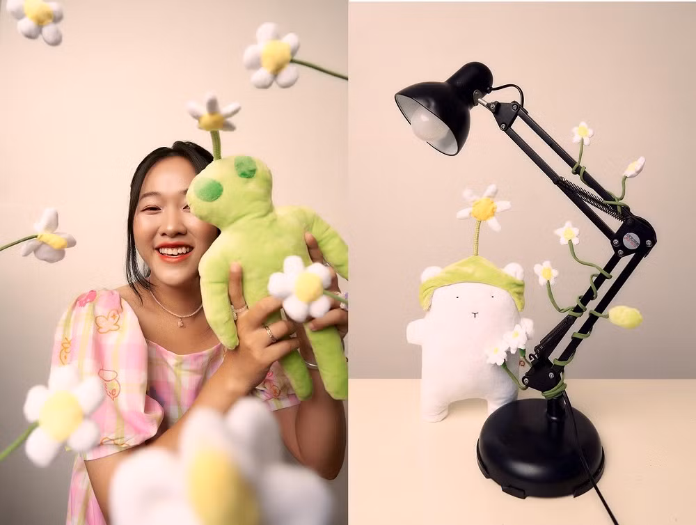 Gấu bông Đình may.