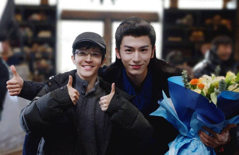 Quách Kính Minh (trái) và Trương Lăng Hách. Quách Kính Minh (trái) và Trương Lăng Hách.