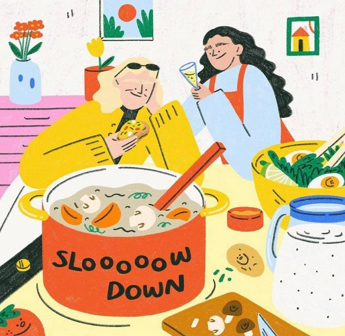 Ở nhà với mẹ đã giúp tôi nhận ra nhiều thứ. (Ảnh minh họa: Instagram@jessiewsart)