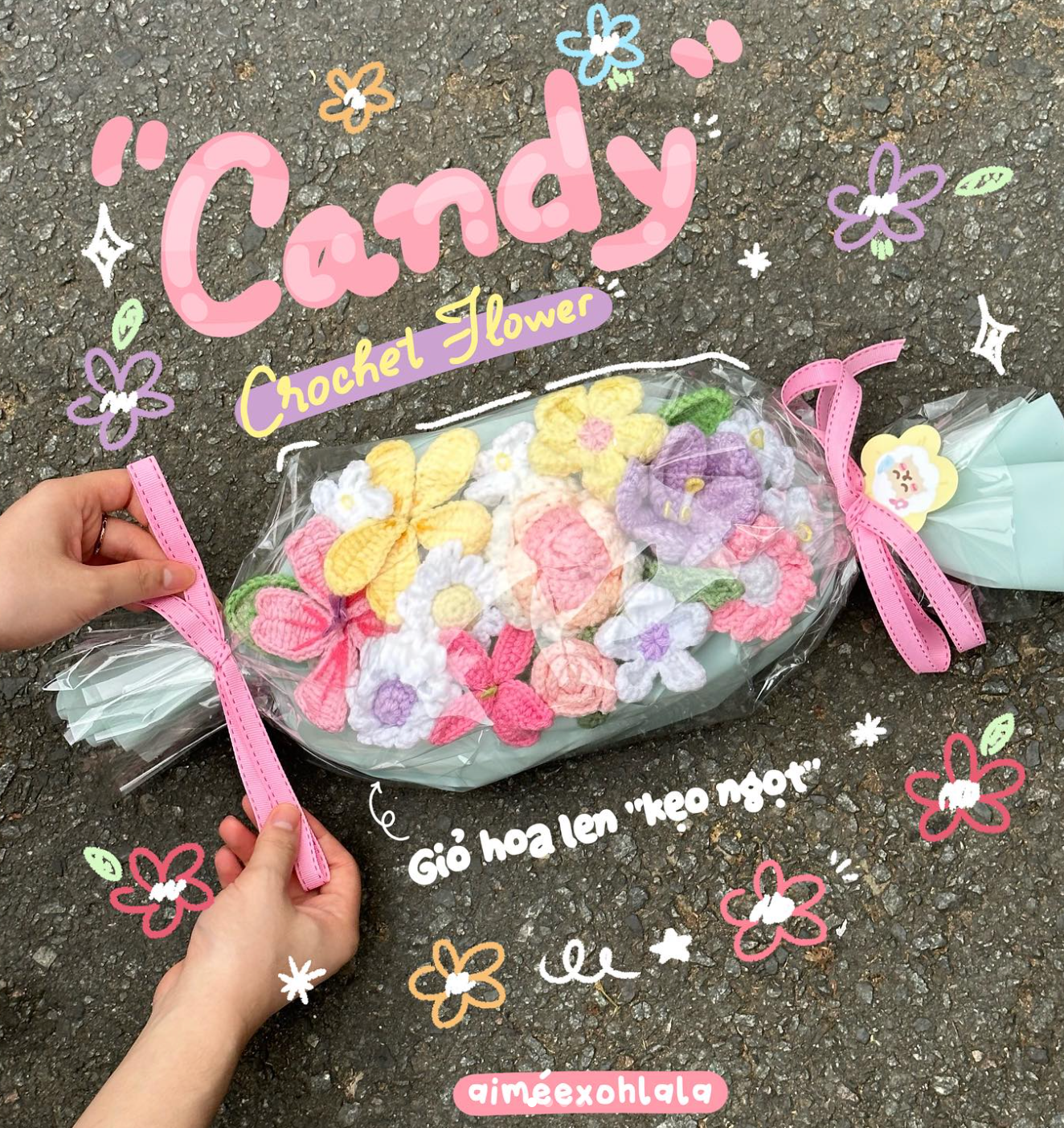 Bó “hoa kẹo” siêu ngọt tại Aimée x Ohlala Gift Shop. Bó “hoa kẹo” siêu ngọt tại Aimée x Ohlala Gift Shop.