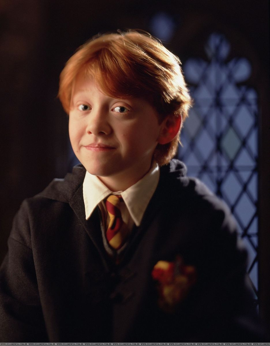 Rupert Grint khi đảm nhận vai Ron Weasley chỉ mới 11 tuổi. Rupert Grint khi đảm nhận vai Ron Weasley chỉ mới 11 tuổi.