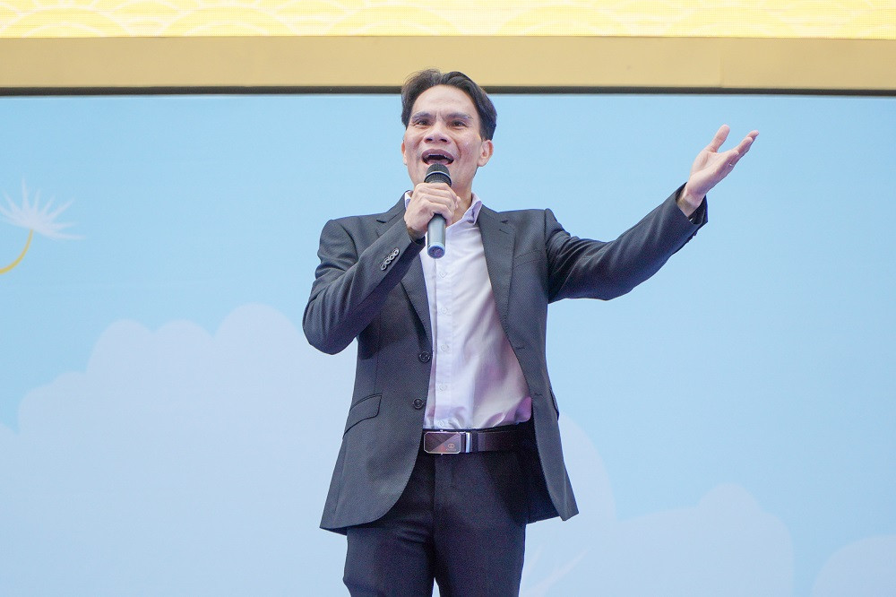 Nghệ sĩ Thanh Bình. (Ảnh: Khánh Ngọc)