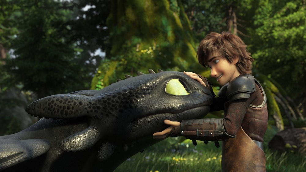 Hiccup và Toothless.