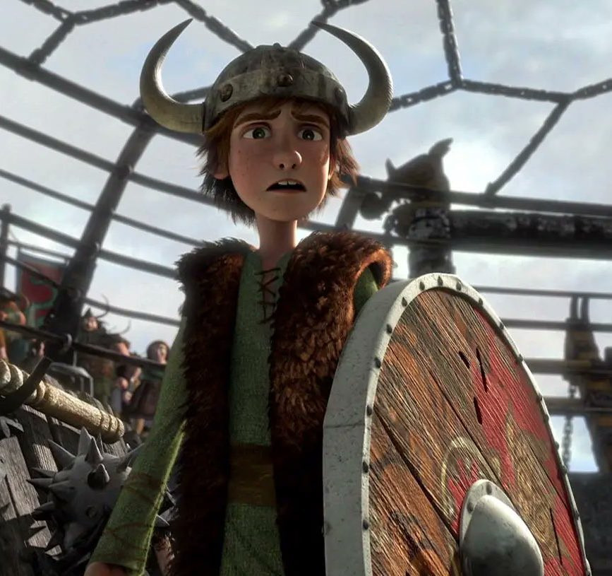 Hiccup bản hoạt hình.