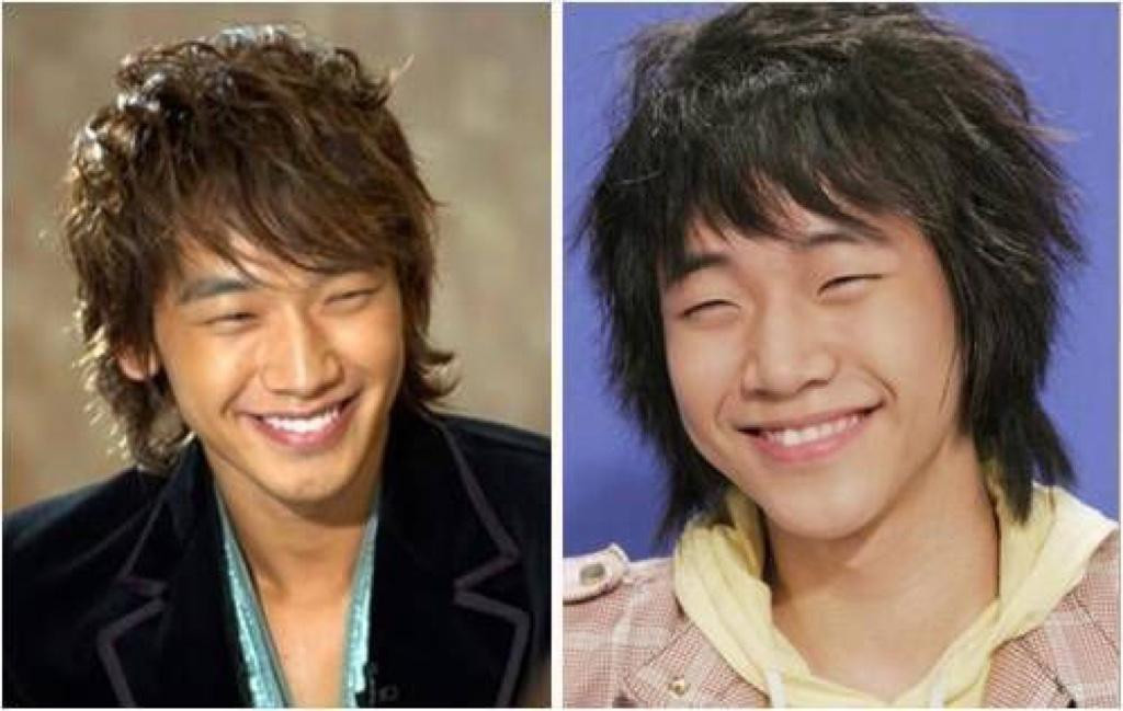 Bi (Rain) bên trái và Lee Jun Ho bên phải.