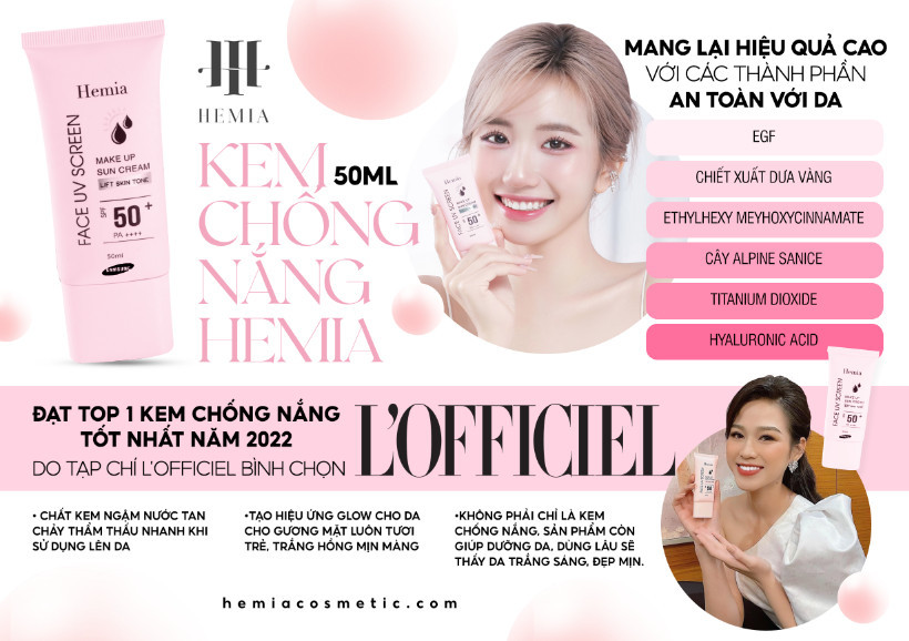 Kem chống nắng “phổ rộng” có nhãn “PA++++”.