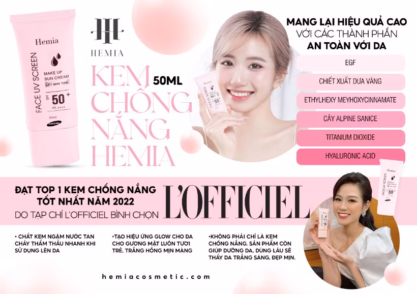 Kem chống nắng “phổ rộng” có nhãn “PA++++”.