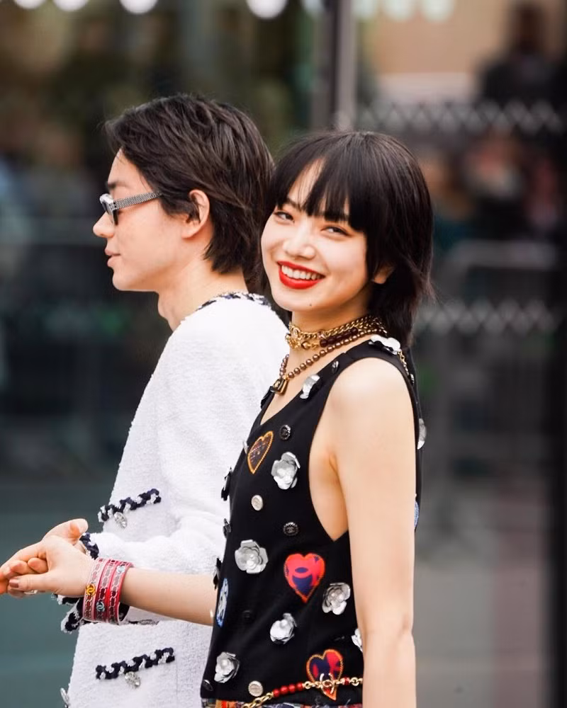 Komatsu Nana và chồng - nam diễn viên kiêm ca sĩ Suda Masaki.
