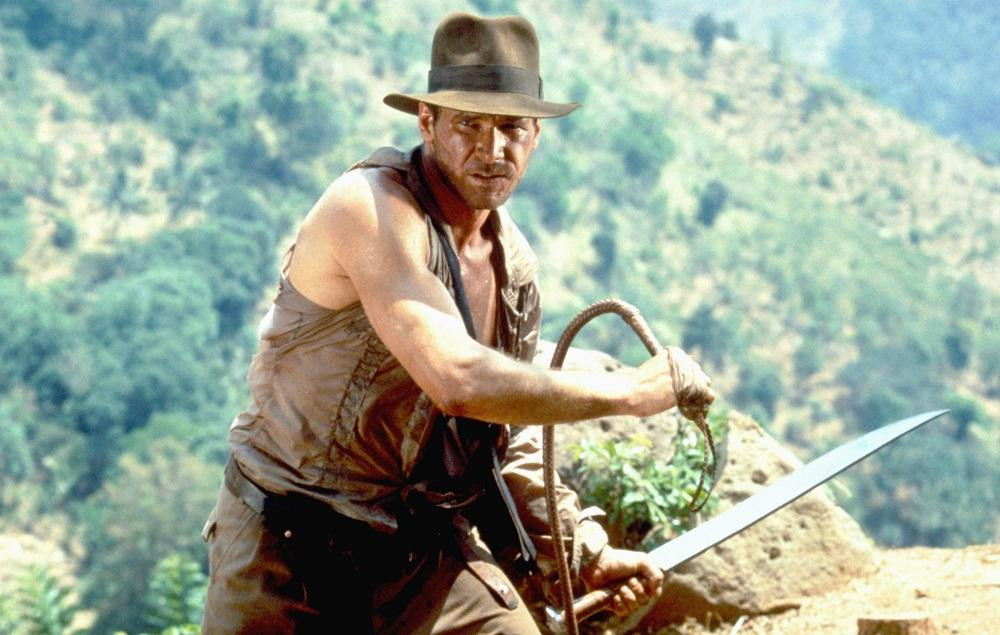 Harrison Ford thuở đầu với vai diễn nhà khảo cổ, thám hiểm Indiana Jones.