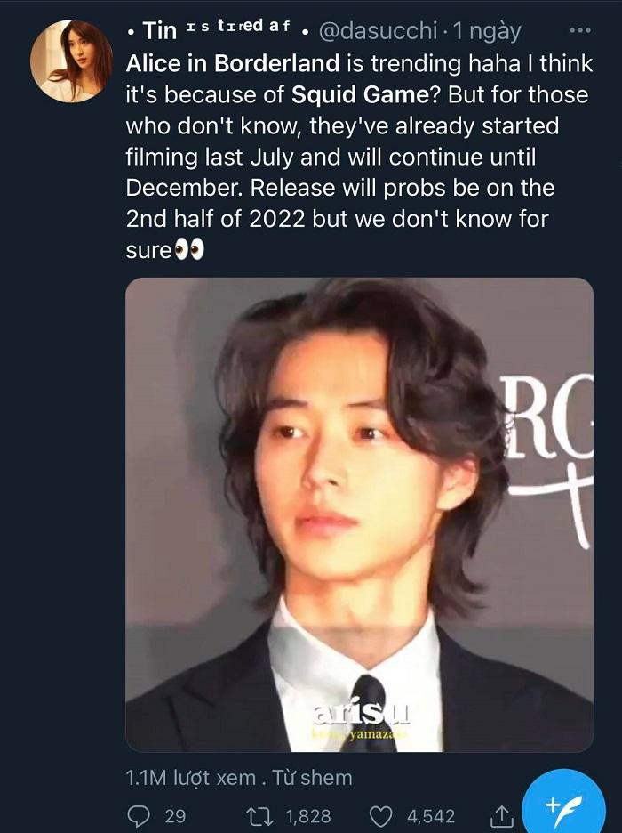 Nhiều netizen bối rối khi Alice in Borderland sốt trở lại. Nhiều netizen bối rối khi Alice in Borderland sốt trở lại.