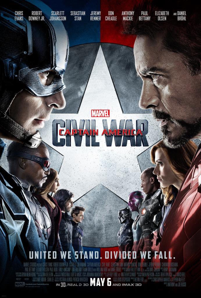 Các siêu anh hùng đã từng bị chia rẽ trong Captain America: Civil War.