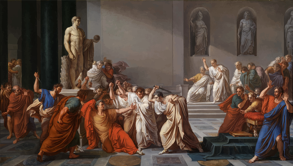 Bức tranh Cái chết của Julius Caesar, họa sĩ Vincenzo Camuccini. Bức tranh Cái chết của Julius Caesar, họa sĩ Vincenzo Camuccini.