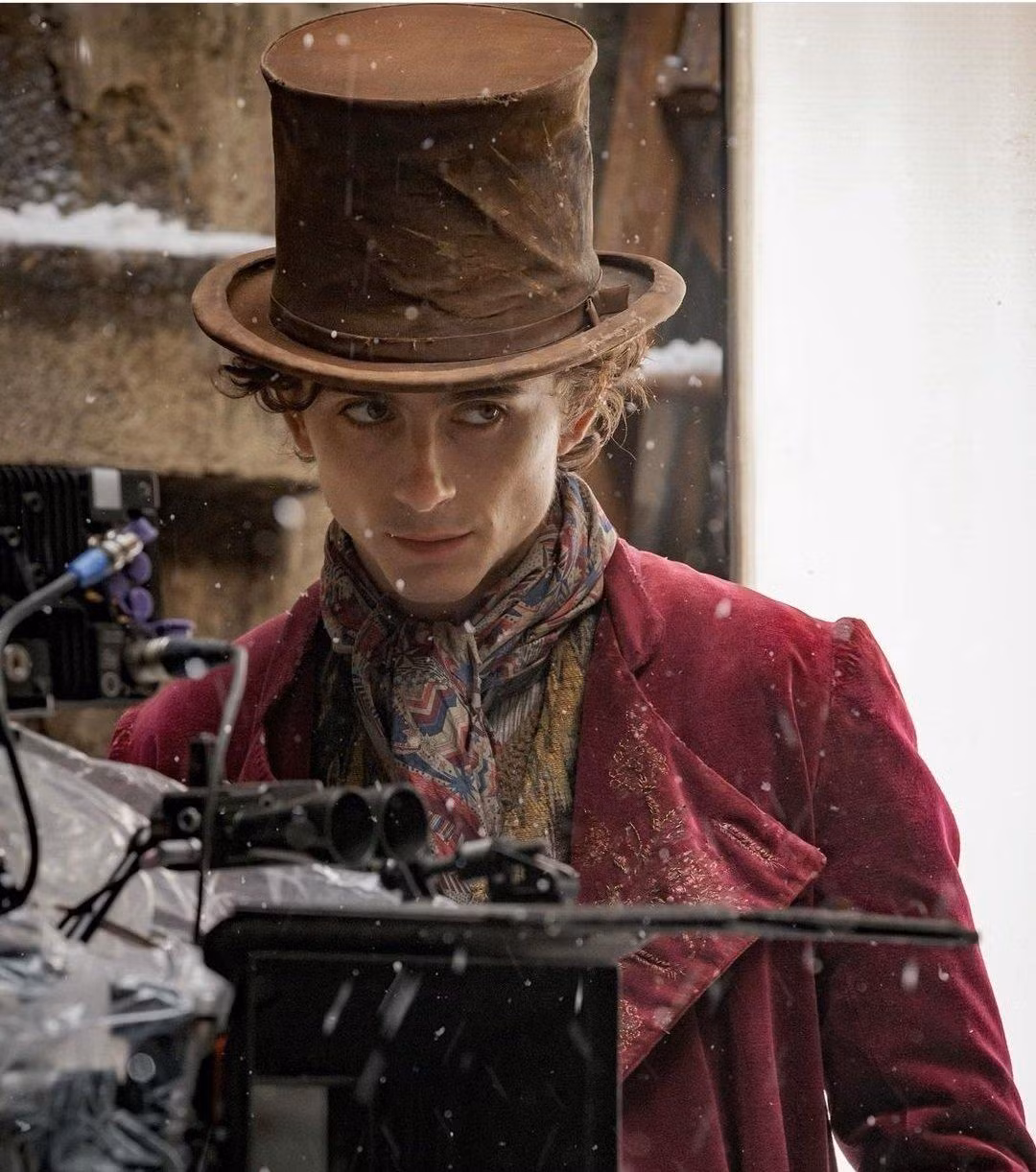 Timothée Chalamet trong tạo hình của Wonka.