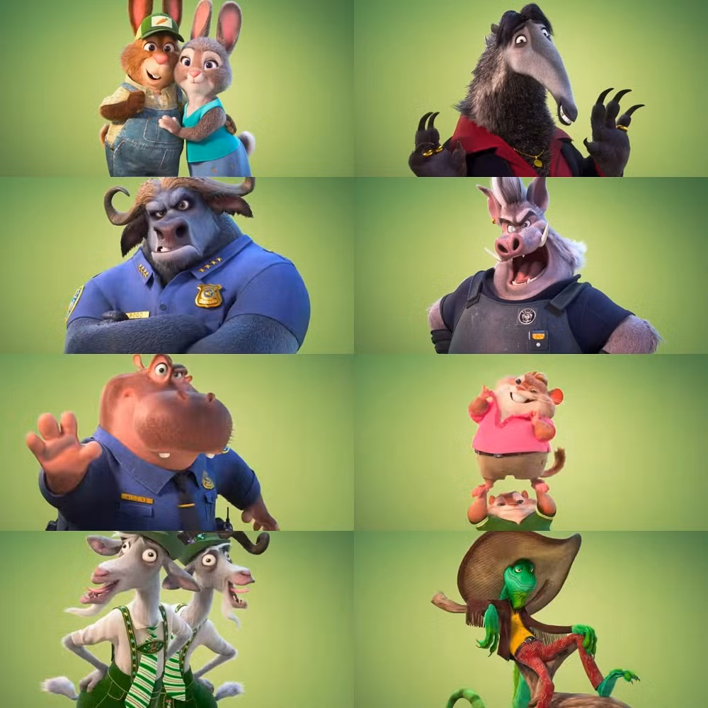 Tất cả các nhân vật trong Zootopia 2 dường như đã được "nhét" hết vào trailer.