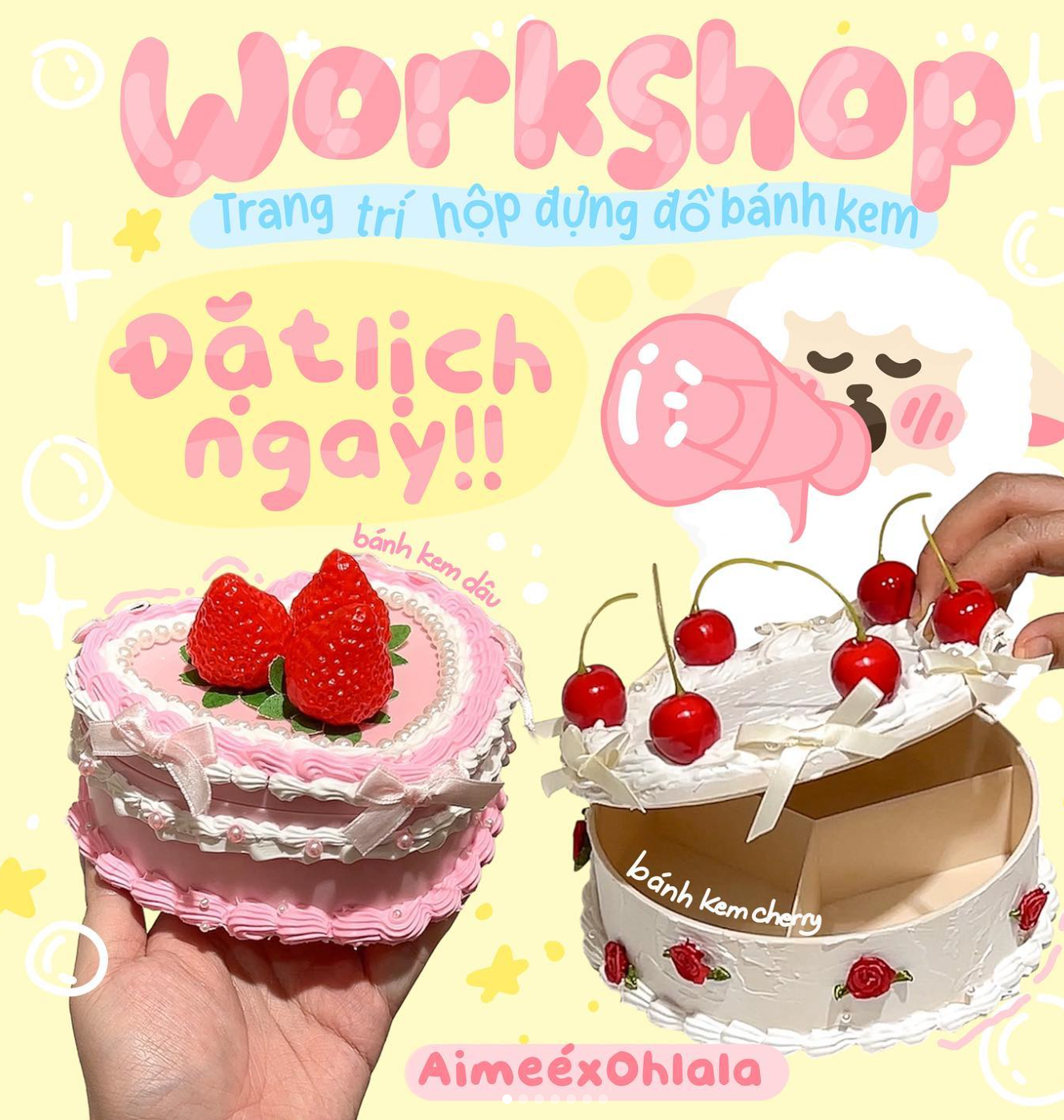 Workshop trang trí hộp siêu yêu. Workshop trang trí hộp siêu yêu.