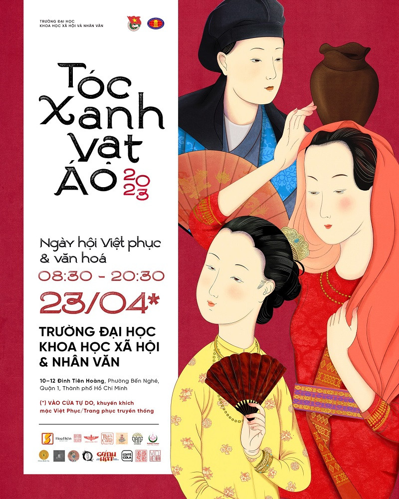 Chương trình Tóc Xanh Vạt Áo của năm nay. (Ảnh: ĐH KHXH&amp;NV)