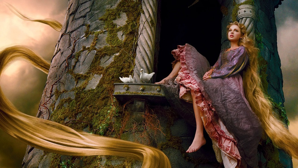 Taylor Swift trong tạo hình Rapunzel.