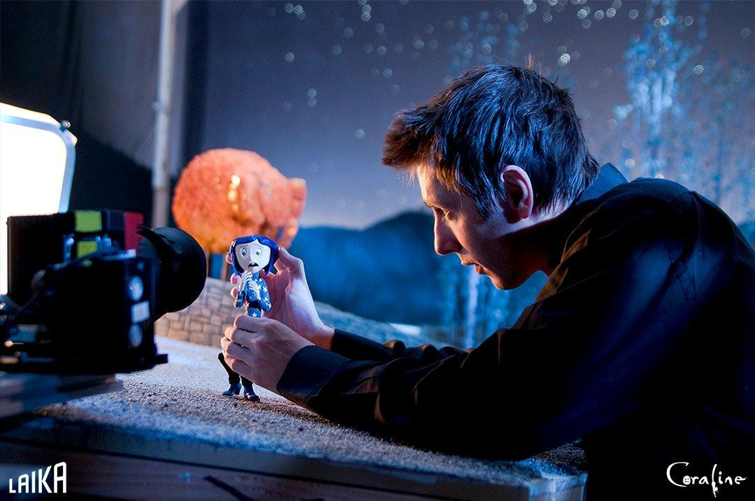 Một trong những bước làm nên Coraline. Một trong những bước làm nên Coraline.