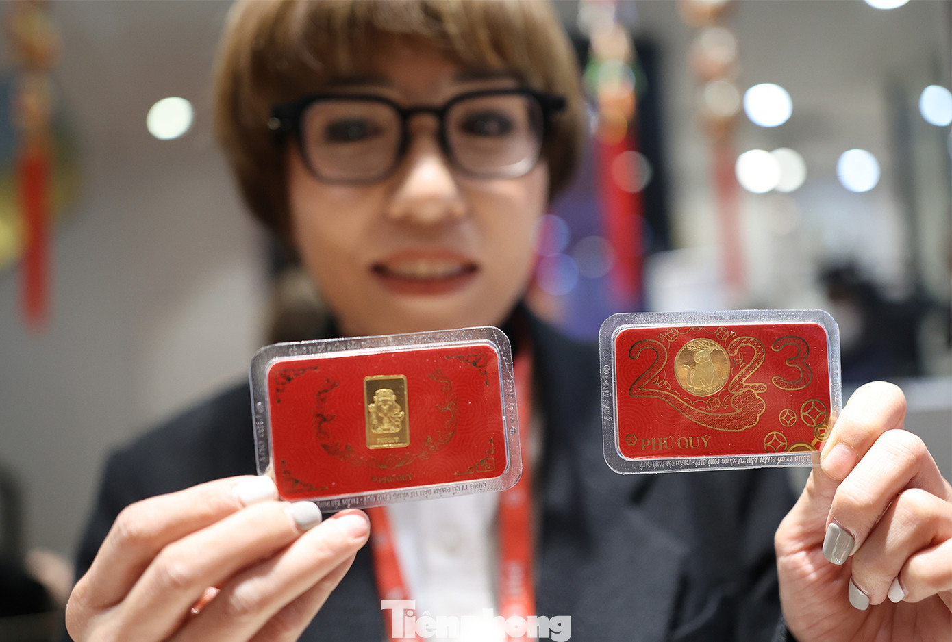 Cửa hàng vàng sẵn sàng cho ngày vía Thần tài