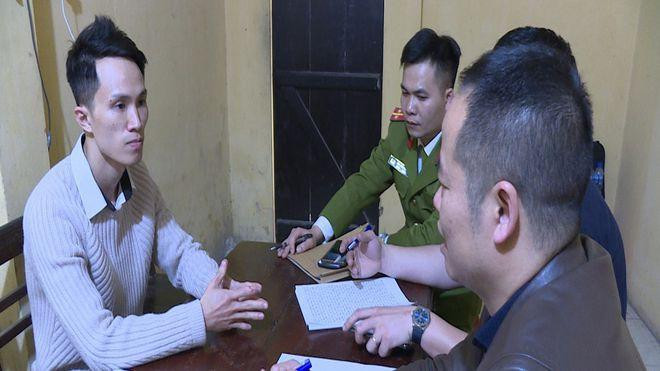 Đối tượng Hưng (bên trái). Ảnh: Công an Bắc Ninh.