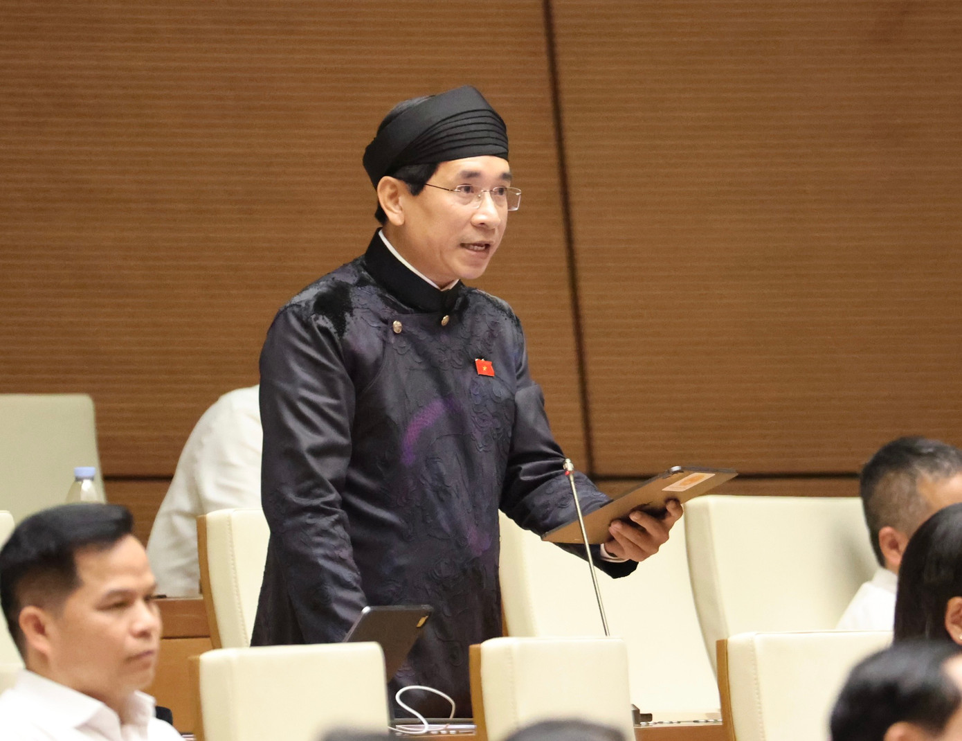 Đại biểu Nguyễn Văn Cảnh (Bình Định). (Ảnh: Như Ý)