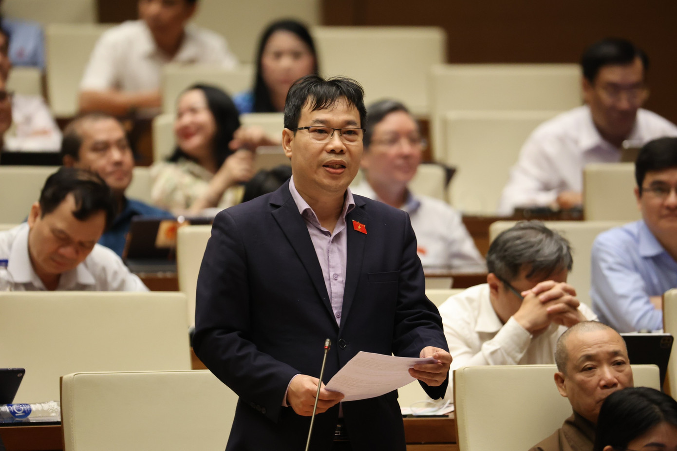 Đại biểu Đỗ Đức Hồng Hà (đoàn Hà Nội). Ảnh Như Ý Đại biểu Đỗ Đức Hồng Hà (đoàn Hà Nội). Ảnh Như Ý