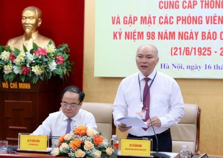 Chánh văn phòng, Người phát ngôn Bộ Nội vụ Vũ Đăng Minh. Ảnh: PV