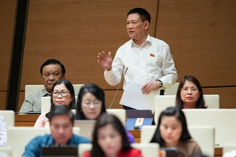 Bộ trưởng Tài chính Hồ Đức Phớc. Ảnh: QH