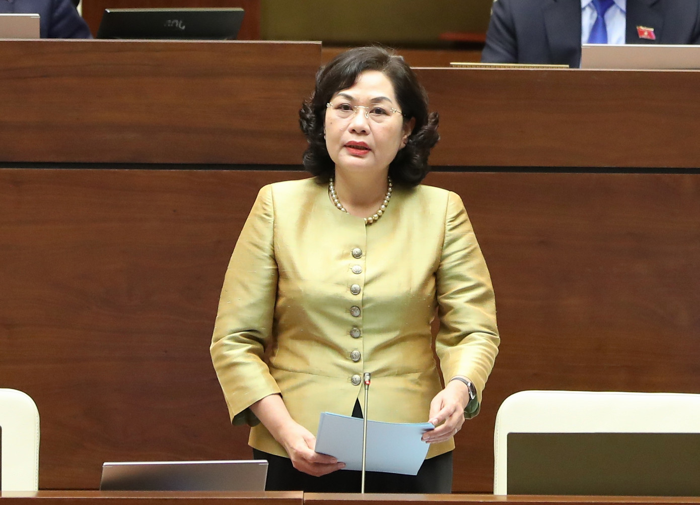 Bà Nguyễn Thị Hồng - Thống đốc Ngân hàng Nhà nước Việt Nam. Ảnh: Như Ý Bà Nguyễn Thị Hồng - Thống đốc Ngân hàng Nhà nước Việt Nam. Ảnh: Như Ý