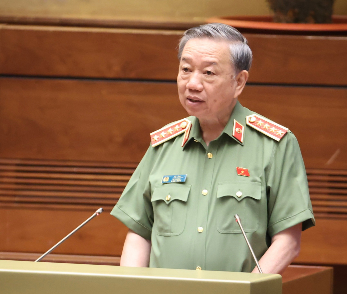 Đại tướng Tô Lâm, Bộ trưởng Bộ Công an. (Ảnh: Như Ý) Đại tướng Tô Lâm, Bộ trưởng Bộ Công an. (Ảnh: Như Ý)