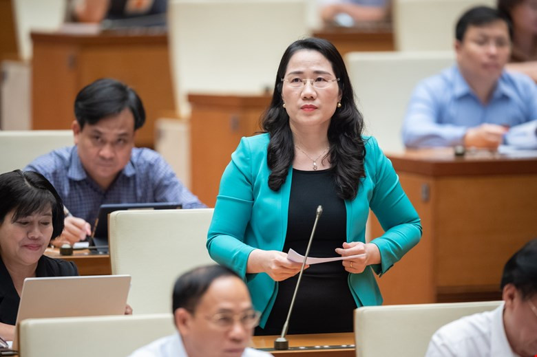 ĐB Nguyễn Thị Thủy, Phó Chủ nhiệm Ủy ban Tư pháp. Ảnh QH