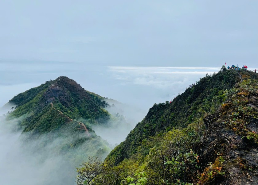 Trong Giải leo núi Bước chân trên mây - chinh phục đỉnh Tà Xùa vừa diễn ra, 100 nhà báo đã có được cảm xúc tuyệt vời này khi săn mây thành công ở sống lưng rồng trời với độ cao 2.865m so với mực nước biển. Nơi đây được mệnh danh là “thiên đường nơi hạ giới”, một địa điểm mà dân đam mê du lịch nào cũng mong muốn được một lần đặt chân tới.
