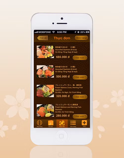 Tiện ích và hiện đại với chức năng xem thực đơn, thanh toán trực tuyến, đặt hàng online 