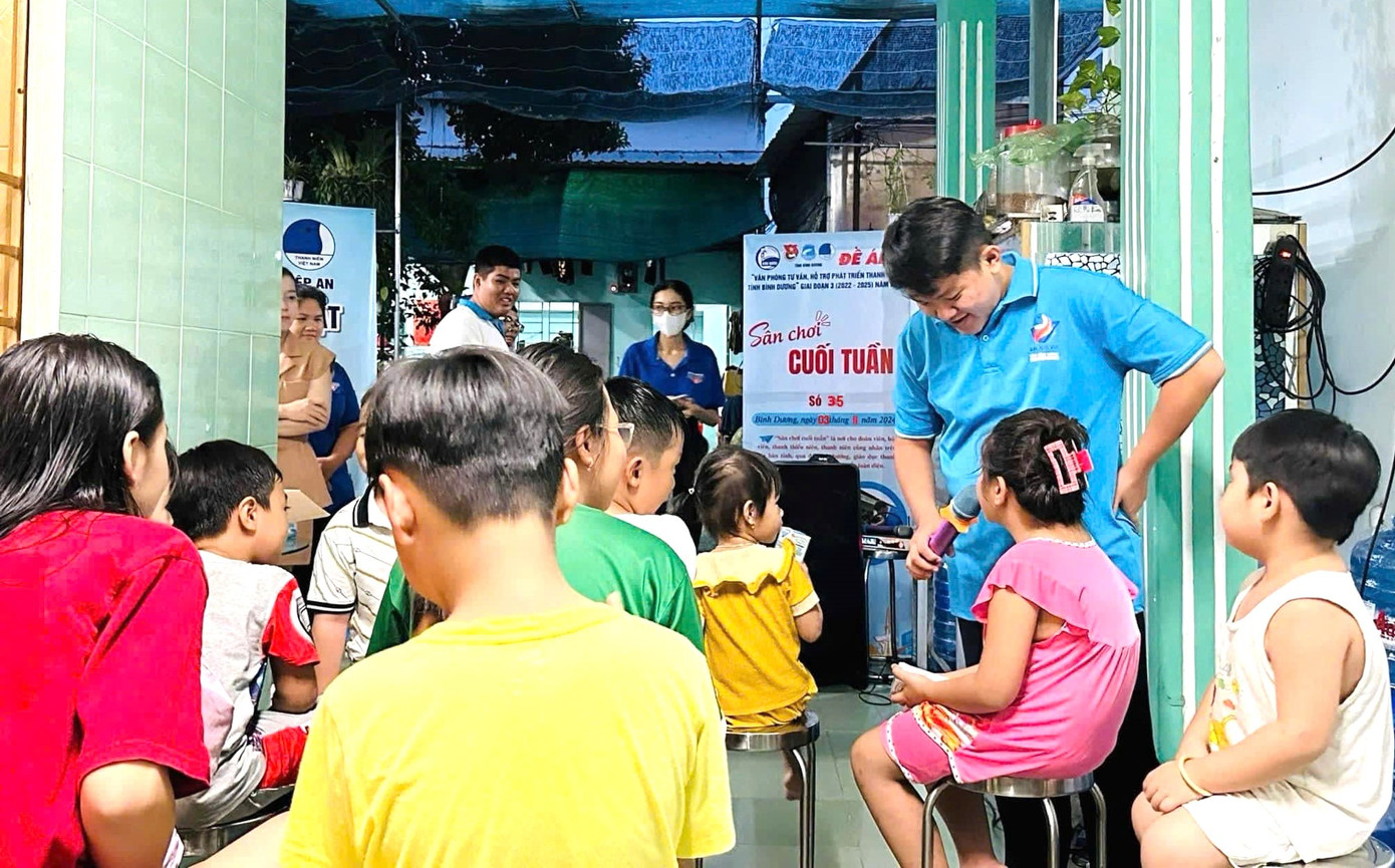 Tổ chức sân chơi cuối tuần cho trẻ em