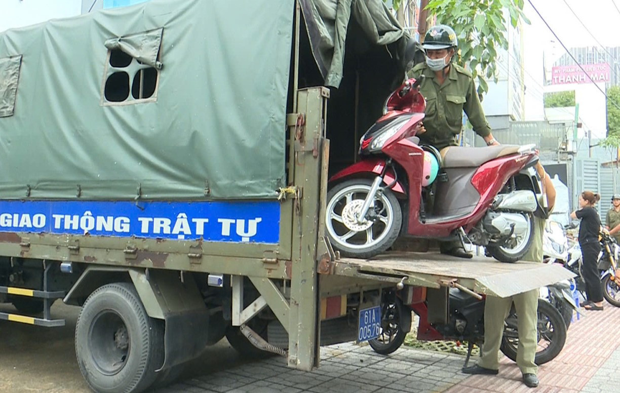 Nhiều trường hợp vi phạm phải tạm giữ phương tiện