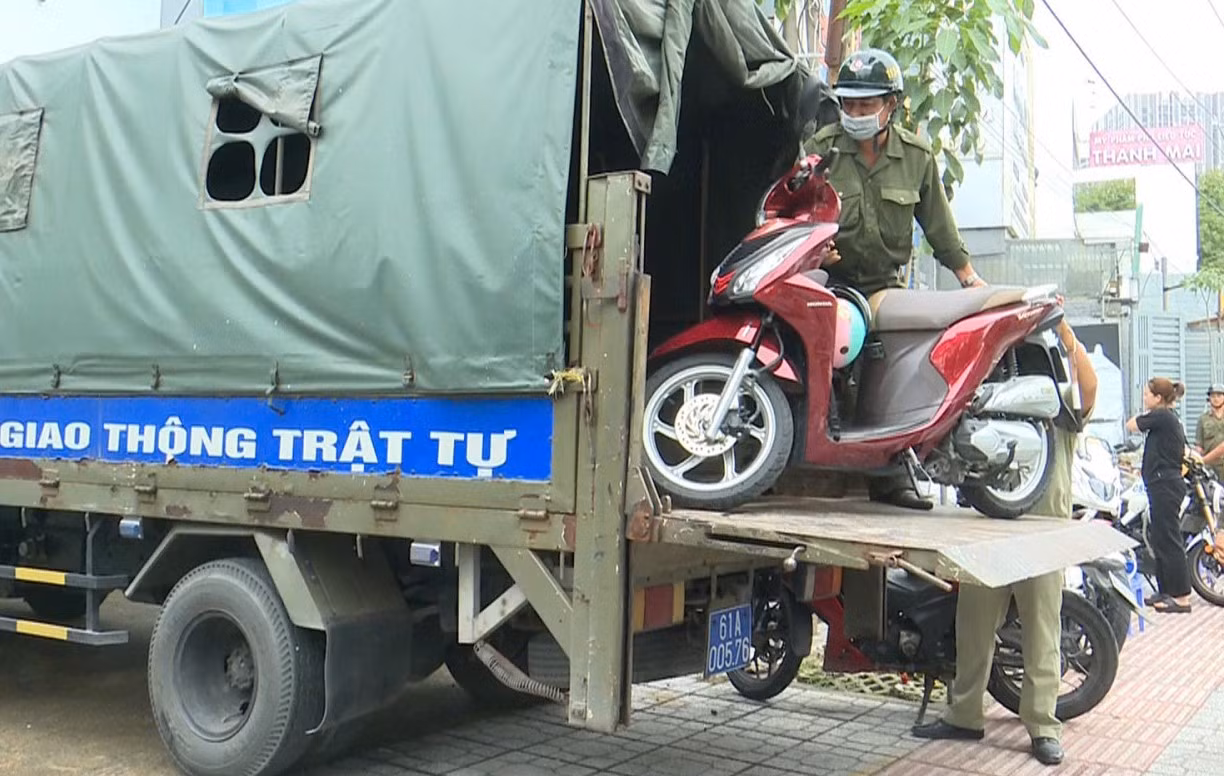 Nhiều trường hợp vi phạm phải tạm giữ phương tiện