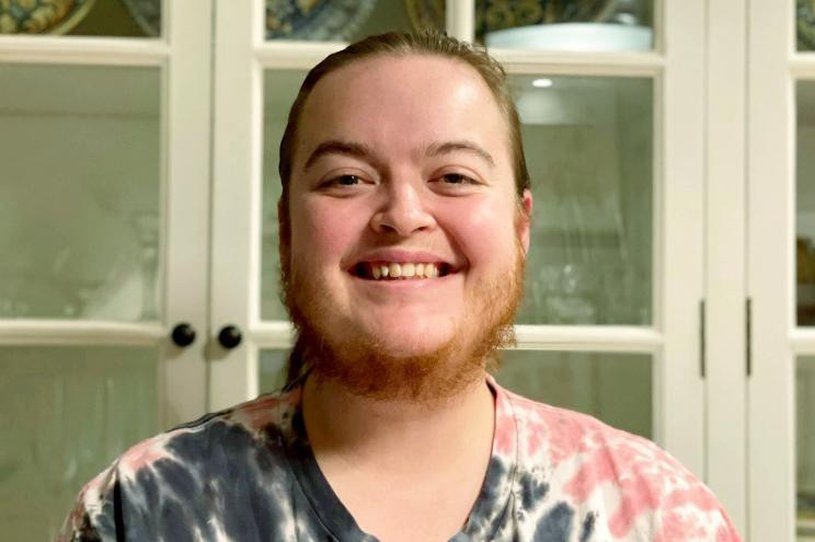 Morgan Coleman tự tin với bộ râu quai nón của mình.