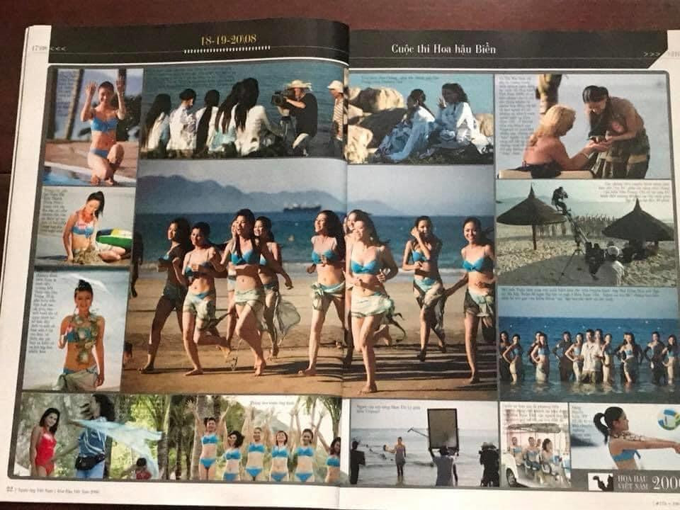 Ảnh Hải Đông chụp tại cuộc thi Hoa hậu Việt Nam 2006 (chụp lại từ tạp chí Người đẹp Việt Nam).