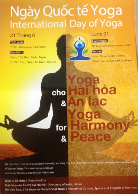 500 người sẽ đồng diễn yoga tại Hà Nội ảnh 1
